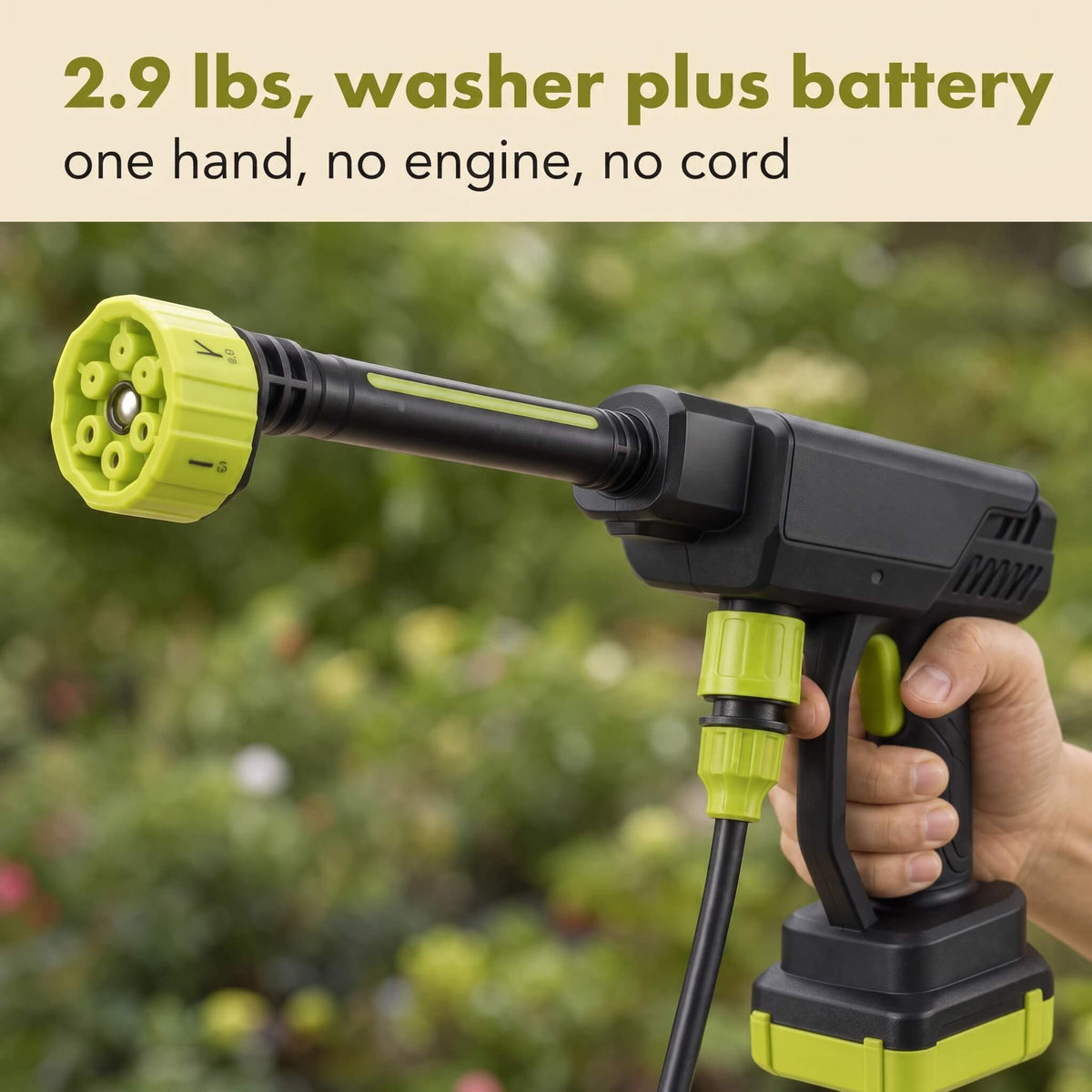 Portable Cordless Pressure Washer