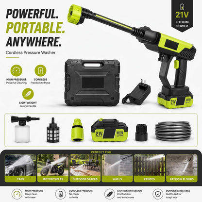 Portable Cordless Pressure Washer